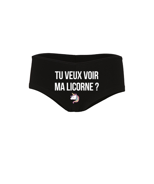 slip licorne femme